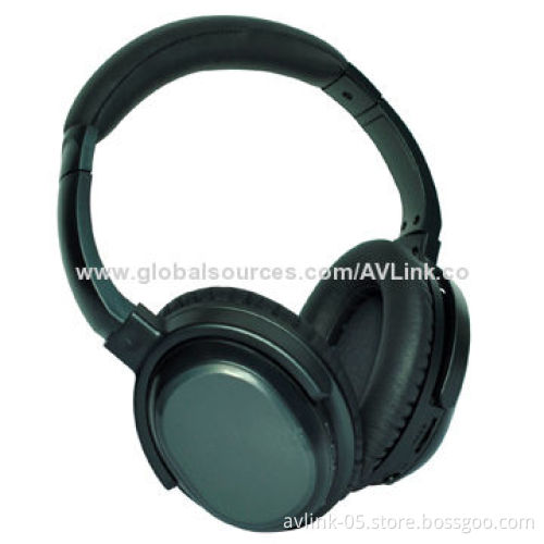 Swivel Bluetooth 4.0 Active Noise-canceling AptX Headphones with 3.5mm Line-in and Line-out Socket
